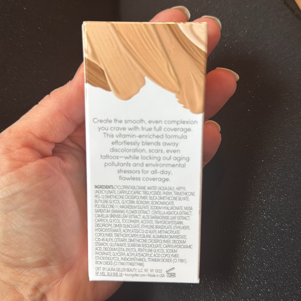 *NEW* LAURA GELLAR COVER LOCK CREAM FOUNDATION HONEY - Picture 3 of 4